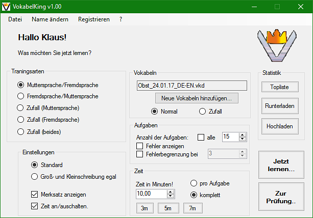 Bild 2 Vokabel King 1.00