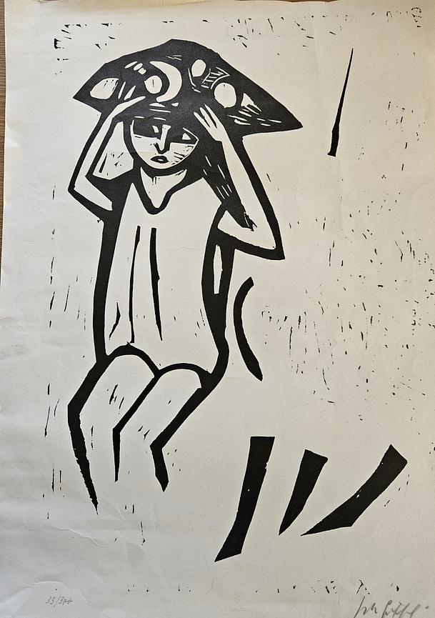 Bild 14 Mädchen im Regen"