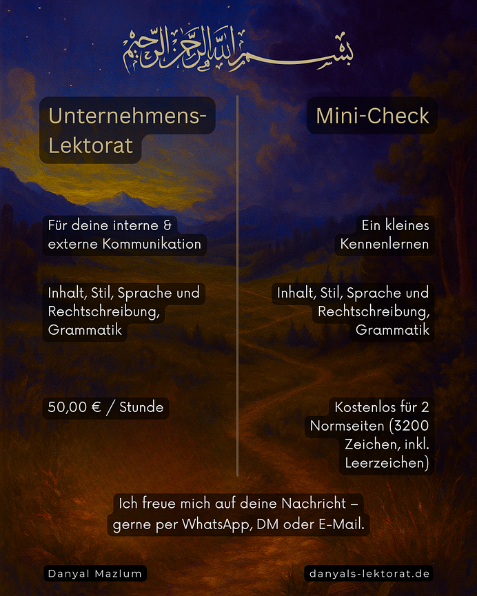 Bild 2 Unternehmens‑Lektorat – halal, inklusiv & wertebasiert kommunizieren