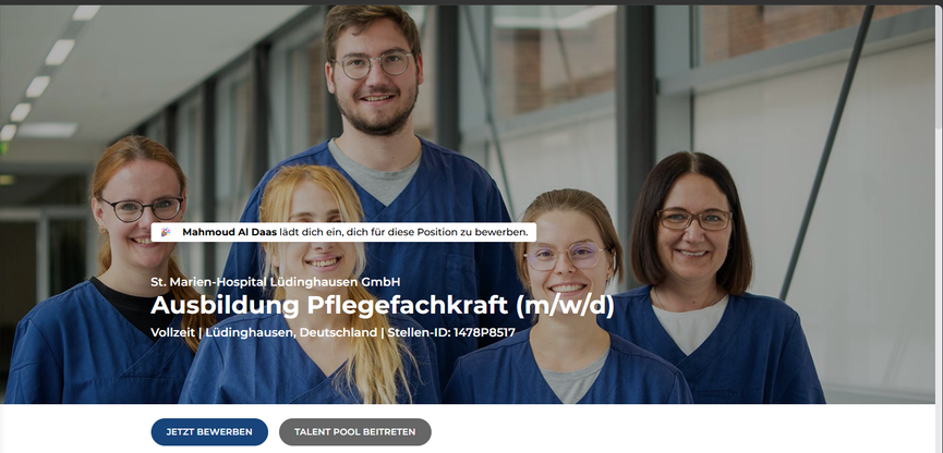 Bild 1 Ausbildung Pflegefachkraft (m/w/d)?  St. Marien-Hospital Lüdinghausen
