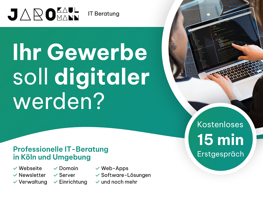 Bild 1 IT-Beratung & Digitalisierungsberatung für lokale Gewerbe
