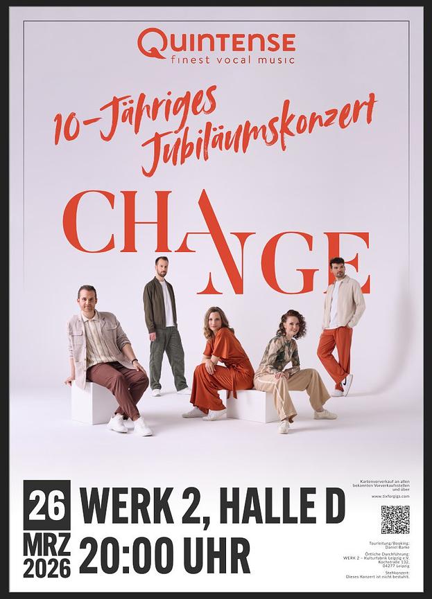 Bild 1 10-jähriges Jubiläumskonzert Quintense - Pop Acapella Konzert