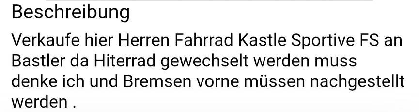 Bild 5 Herren Fahrrad Kastle Sportive FS 30 Euro