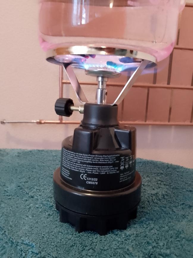 Bild 7 KUPFERHEIZKÖRPER - KEIN HEIZKESSEL ERFORDERLICH !!!