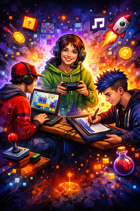 Bild 1 Kostenlose Game- Develope- Akademie | Online | deutschlandweit