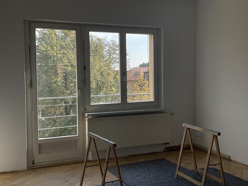 Bild 2 4 Zimmerwohnung für WG in Stötteritz, Küche, Bad, Balkons, 104qm, Garten.