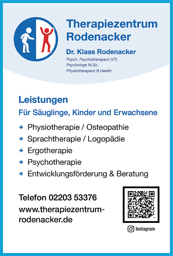 Bild 1 Rezeption Köln Porz - Therapiezentrum Rodenacker - auch für Studenten