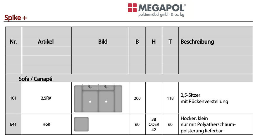Bild 4 bequemes 2,5-Sitzer Sofa inkl. Hocker & Kissen
