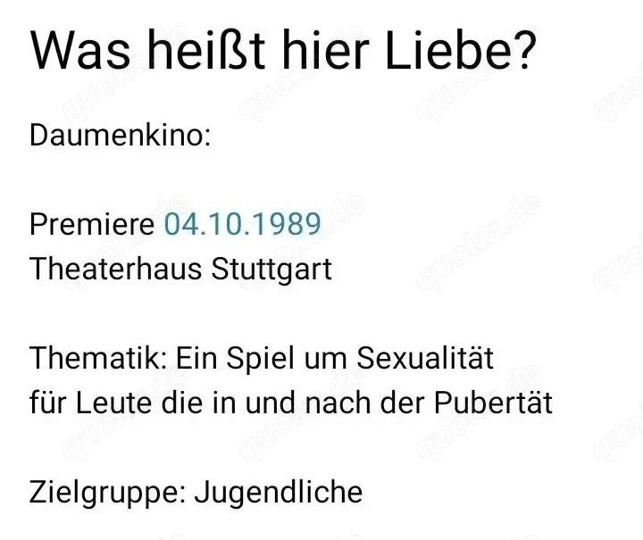 Bild 2 Programmheft WAS HEIßT HIER LIEBE ? Kinder- und Jugendtheater Rote Grütze 1978