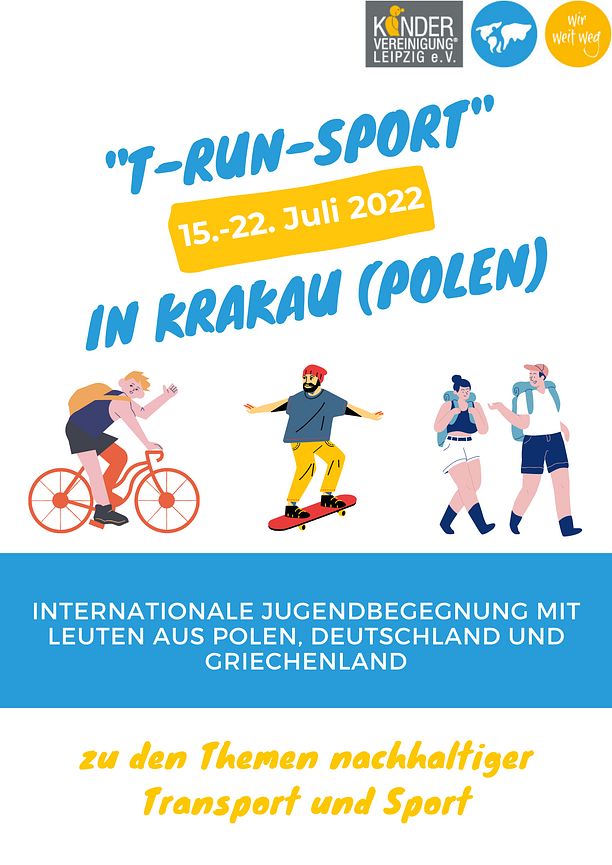 Bild 1 T-run-SPORT / internationale Jugendbegegnung in Krakau / Juli 22