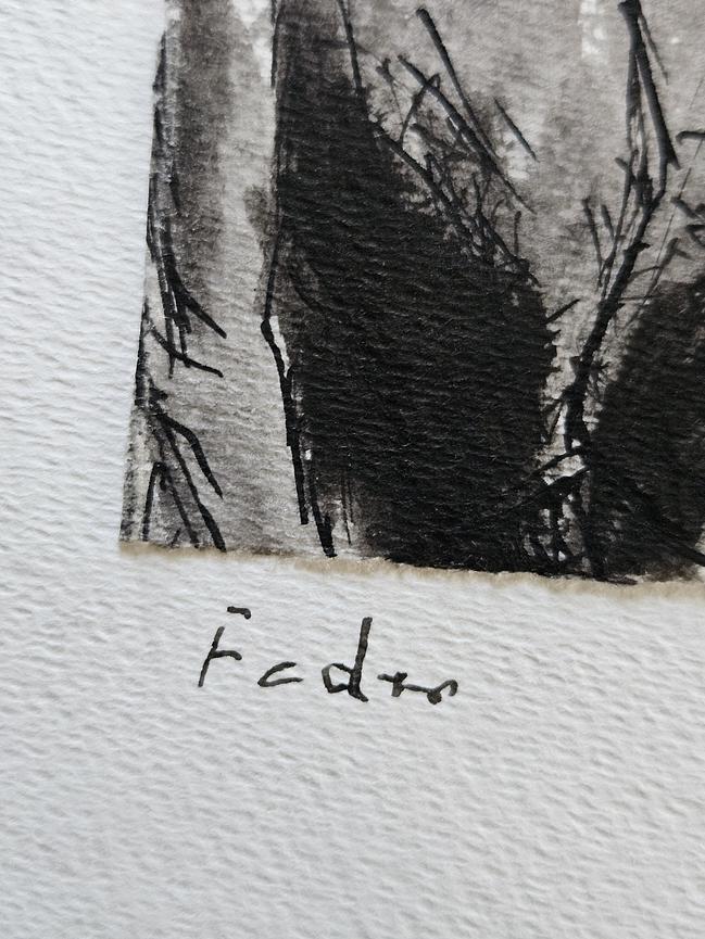 Bild 9 Expressionistische Aktzeichnung – Stil Egon Schiele – Motiv „Hockende Frau“ (191