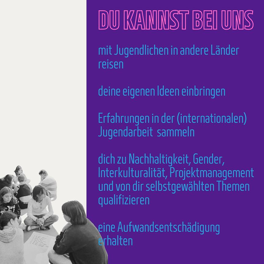 Bild 3 Jugendgruppenleiter*innen für internationale Jugendbegegnungen gesucht