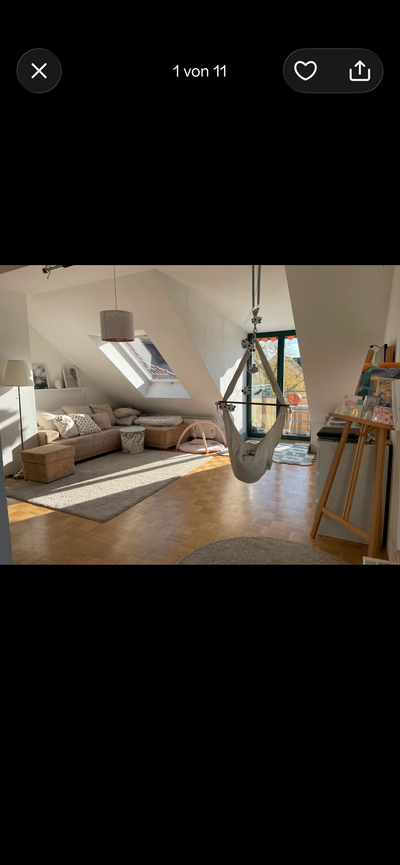 Bild 1 Sonnige 3 Zimmer Dachgeschosswohnung zur Untermiete in Markkleeberg/ Leipzig