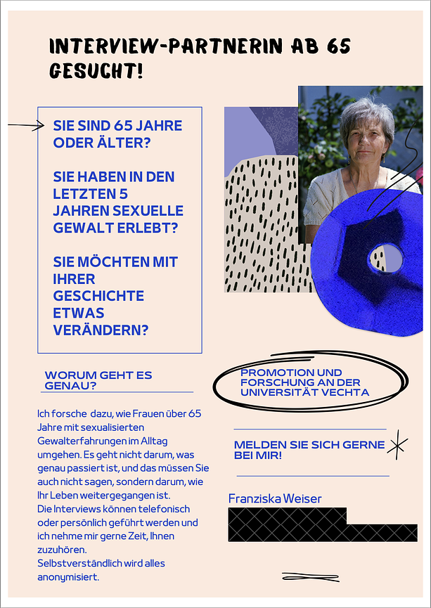 Bild 1 Studienteilnehmerinnen ab 65 Jahren und älter gesucht!