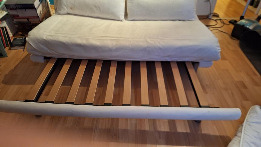 Bild 4 Ligne rose-Schlafsofa weiß