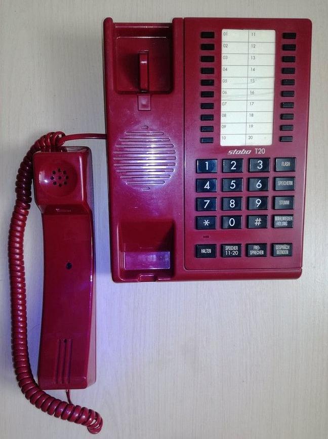 Bild 4 antikes Telefon "stabo T20"-vintage- 90iger, mit Manual - >>>15,-€