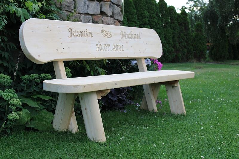 Bild 8 Gartenbank mit Scherenfüße. Hochzeitsgeschenk. Rentners Geschenk.