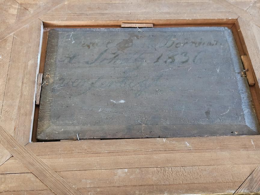 Bild 8 ​Bedeutendes Marine-Gemälde von August Schütz (1836) – "Stürmische See an der St