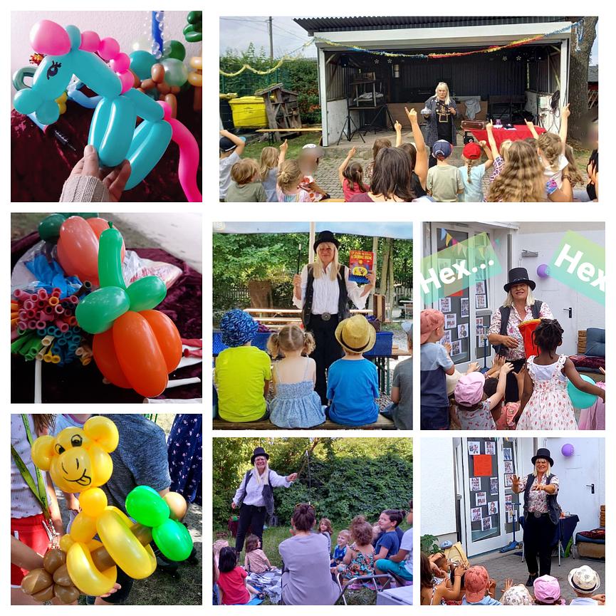 Bild 3 Zauber-Programm für Kita Kindergeburtstag mit Mitmach-Zaubershow+Ballonmodellage