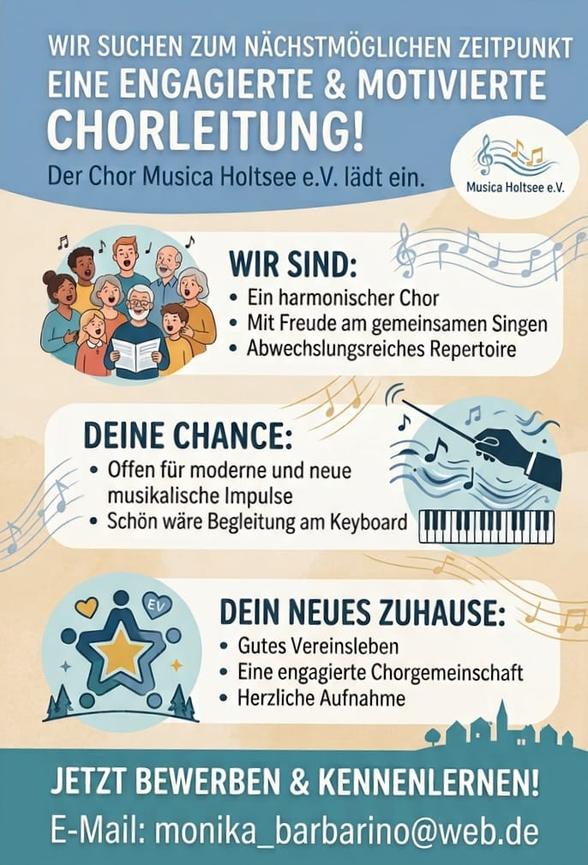 Bild 1 Chorleitung gesucht !!!