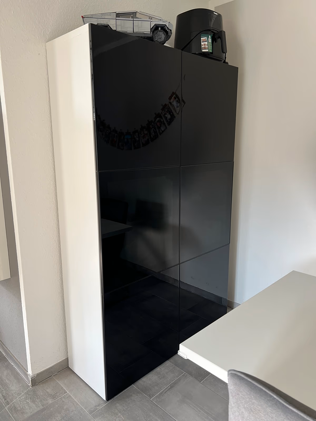 Bild 2 Besta Schrank / Vitrine 120x42x193