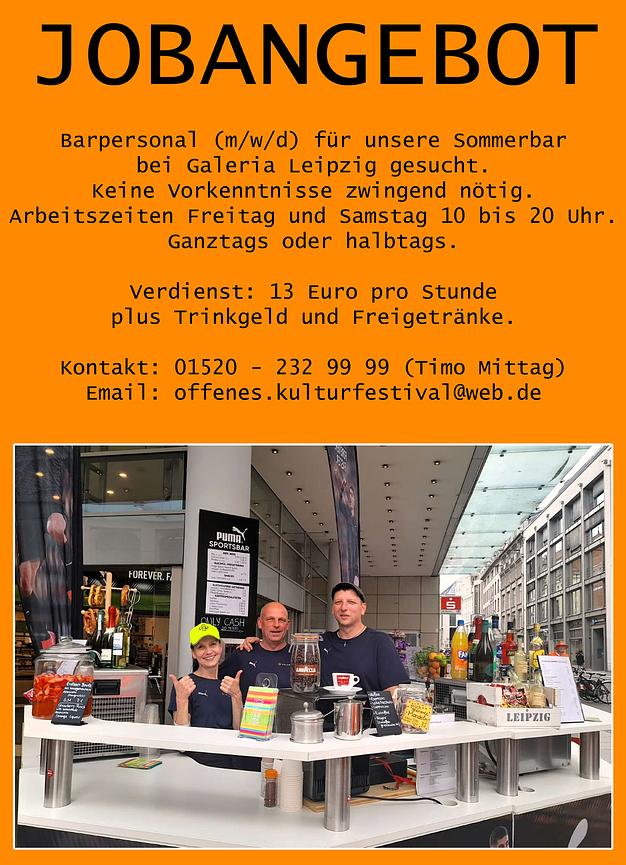 Bild 3 Jobangebot als Servicekraft für Sommerbar in Leipzig