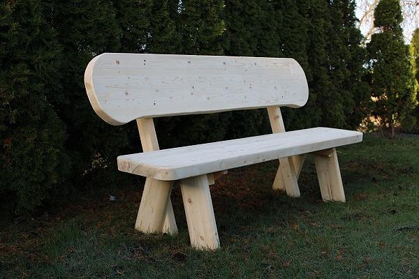 Bild 3 Gartenbank aus Leimholz mit Gravur. Hochzeitsgeschenk.  Rentners Geschenk.
