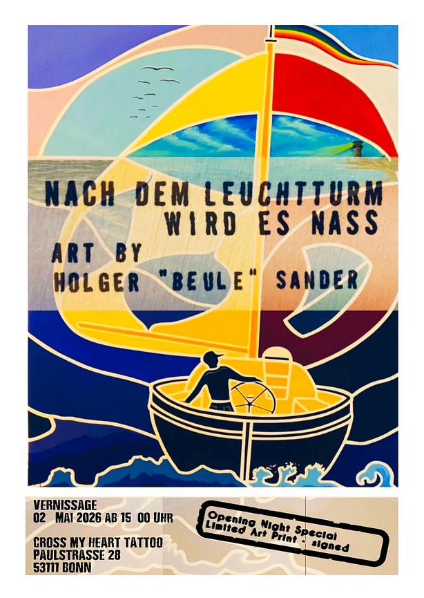 Bild 1 Vernissage „Nach dem Leuchtturm wird es nass“ von Holger „Beule“ Sander