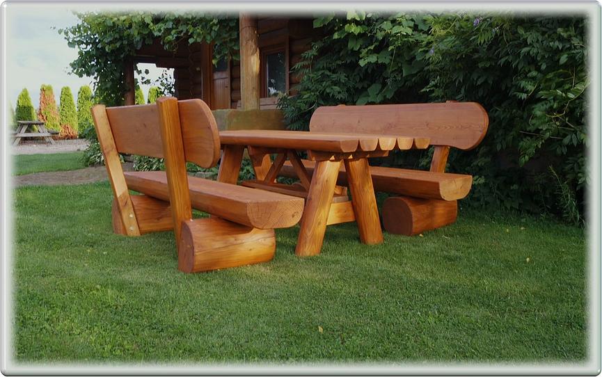 Bild 11 Gartenbank aus Lärche mit Gravur. Omas und Opas Geschenk.
