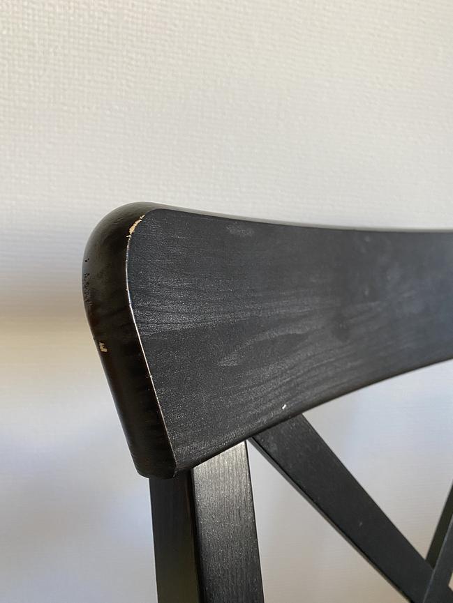 Bild 1 Stuhl Ingolf Ikea schwarz
