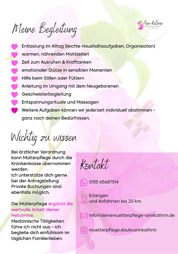 Bild 2 Freie Kapazitäten als Mütterpflegerin ab März 2026