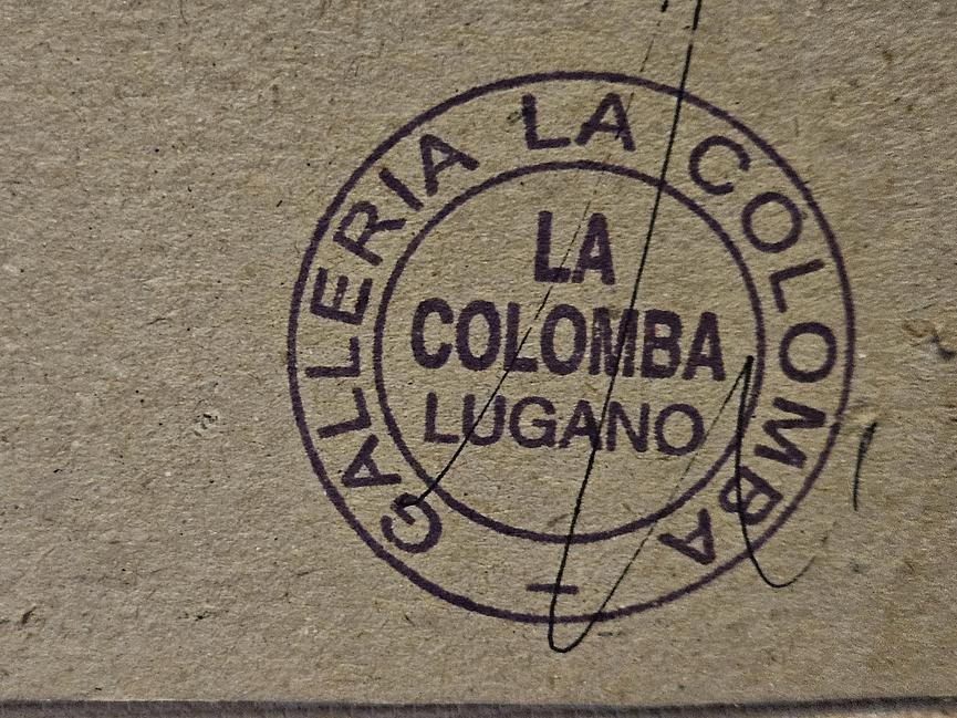 Bild 10 Carlo Vitale Figura mit Galerieetikett und Sammlerstempel