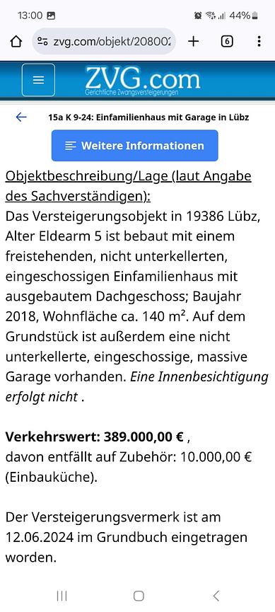 Bild 5 Haus in Lübz - Zwangsversteigerung am 18.06.2025