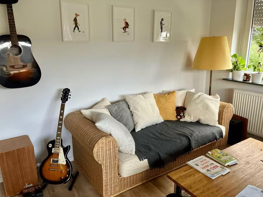 Bild 1 Hochwertiges Rattansofa