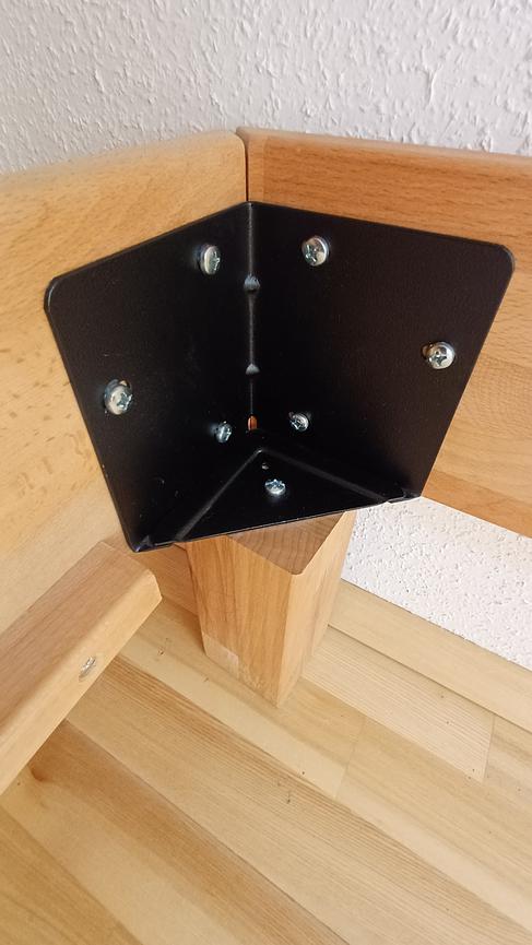 Bild 2 Massivholzbett , Lattenrost , Matratze