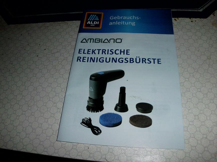 Bild 1 ich gebe hier eine Elektrische Reinigungsbürste günstig ab nur für 5euro