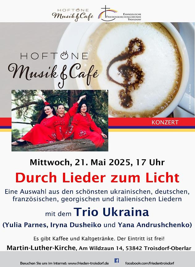 Bild 1 Trio Ukraina (Gesang), Konzert "Durch Lieder zum Licht"