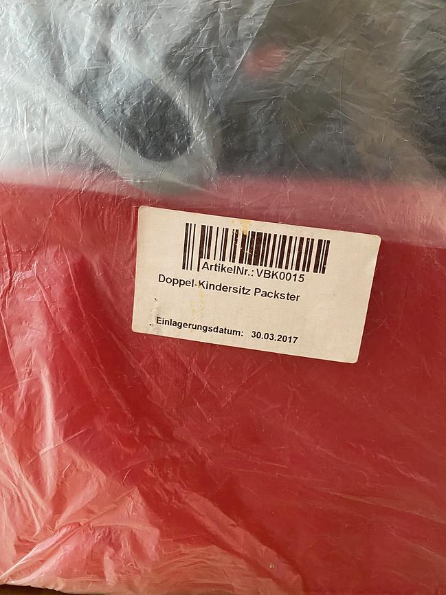 Bild 1 Packster 60 Doppel - Kindersitz Komplett mit Sitzpolster