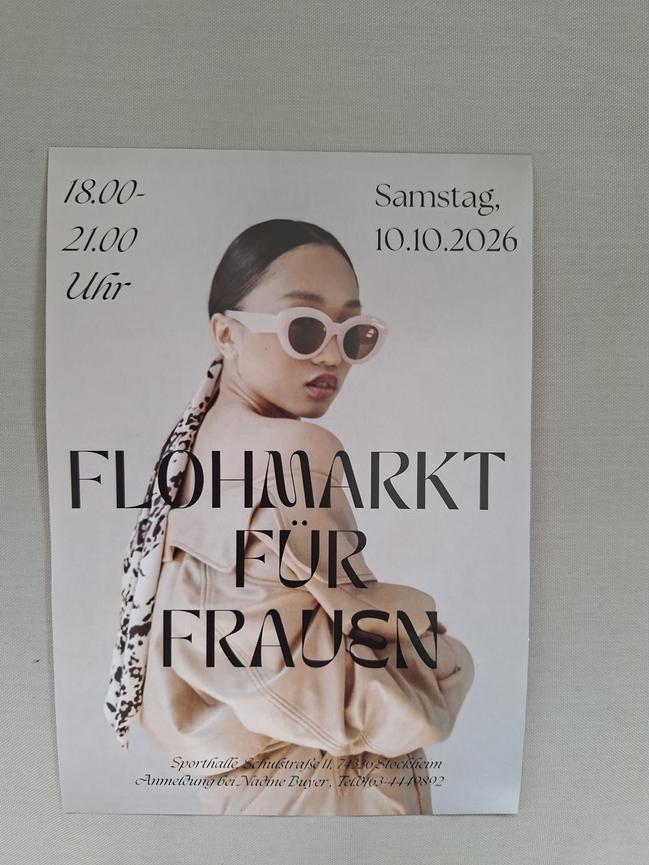 Bild 1 Frauenflohmarkt