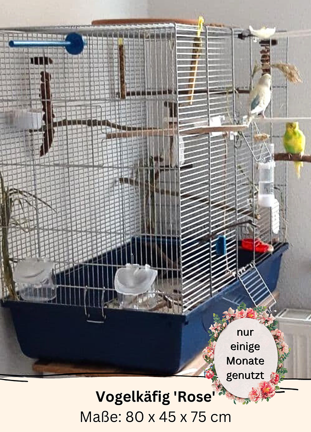 Bild 2 VOGELBAUER 'Rose' abzugeben, sehr geräumig