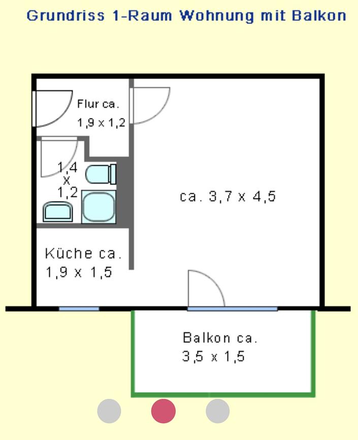 Bild 8 Vollmöblierte 1-Zimmer-Wohnung mit Balkon in Leipzig-Connewitz