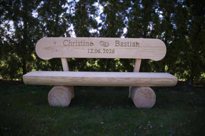 Bild 8 Gartenbank mit Armlehnen. Sitzbank. Rentners Geschenk.
