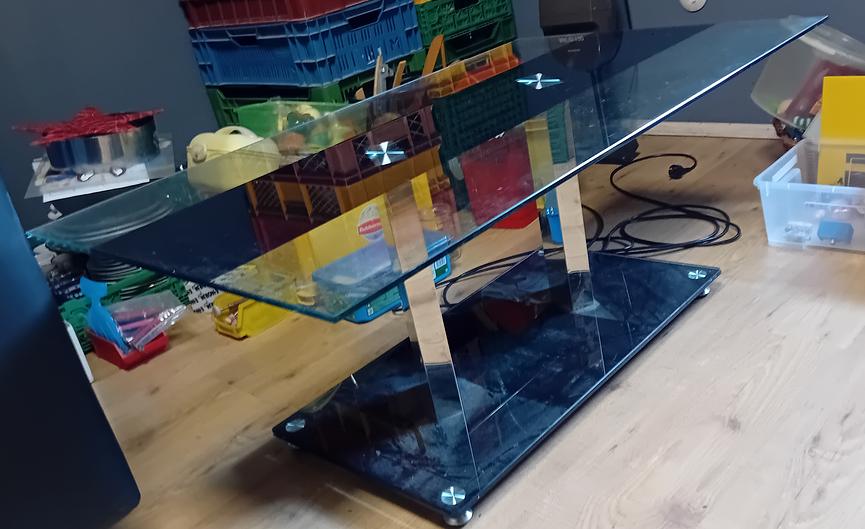 Bild 3 Glastisch Schwarz / Silber 20 Euro