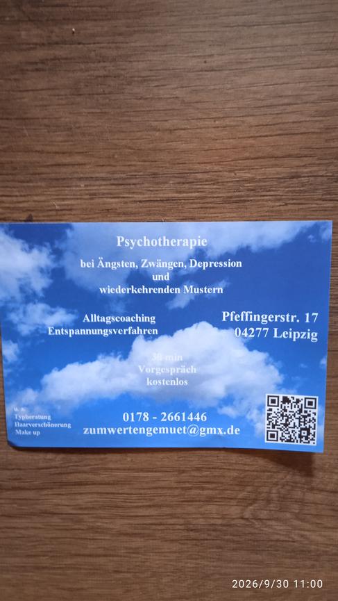 Bild 3 Psychotherapie Praxis (nach dem Heilpraktikergesetz)
