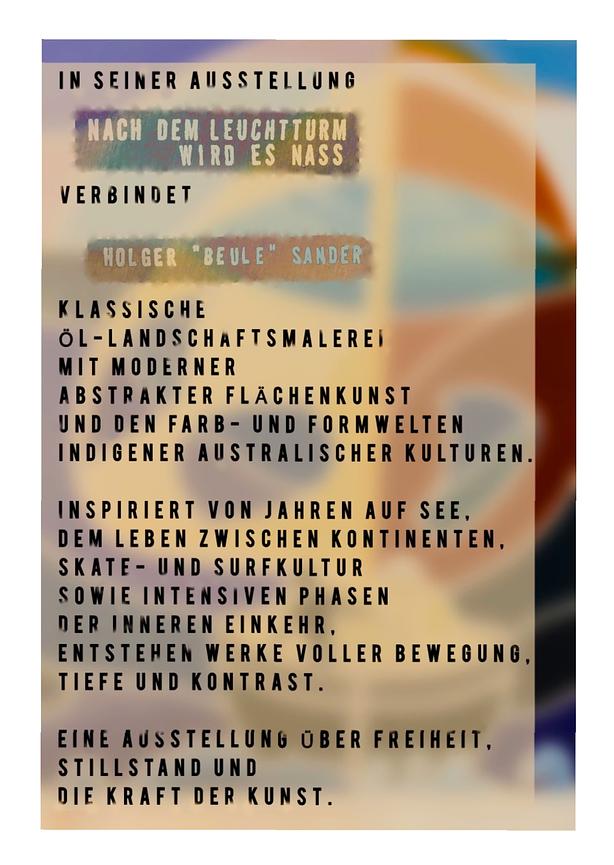 Bild 2 Vernissage „Nach dem Leuchtturm wird es nass“ von Holger „Beule“ Sander