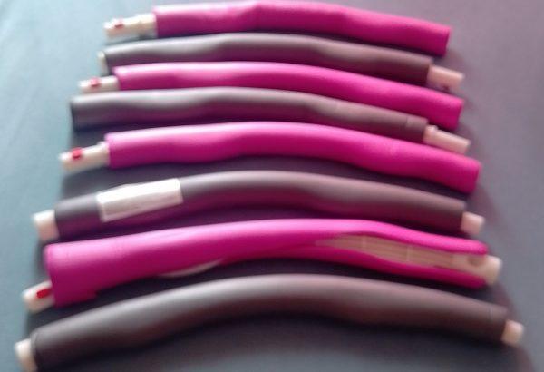 Bild 5 8 Teile Hula Hoop Fitness Reifen Schaumstoff Bauchtrainer Fitnesstraining