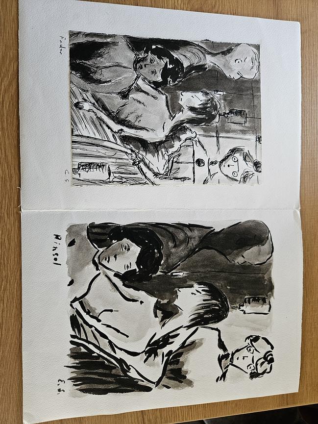 Bild 12 Expressionistische Aktzeichnung – Stil Egon Schiele – Motiv „Hockende Frau“ (191