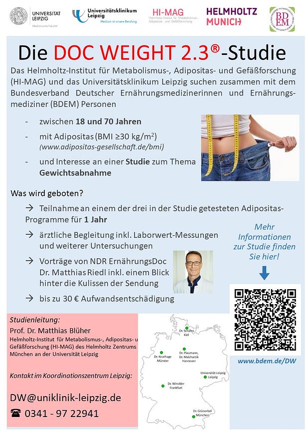 Bild 1 Studie zum Thema Gewichtsabnahme in Leipzig