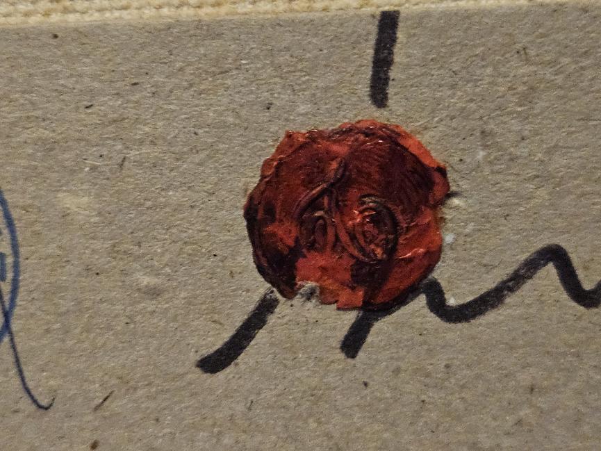 Bild 11 Carlo Vitale Figura mit Galerieetikett und Sammlerstempel