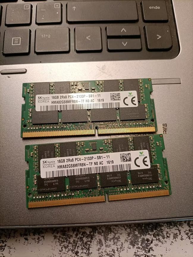 Bild 1 32 gb DDR 4 so dimm